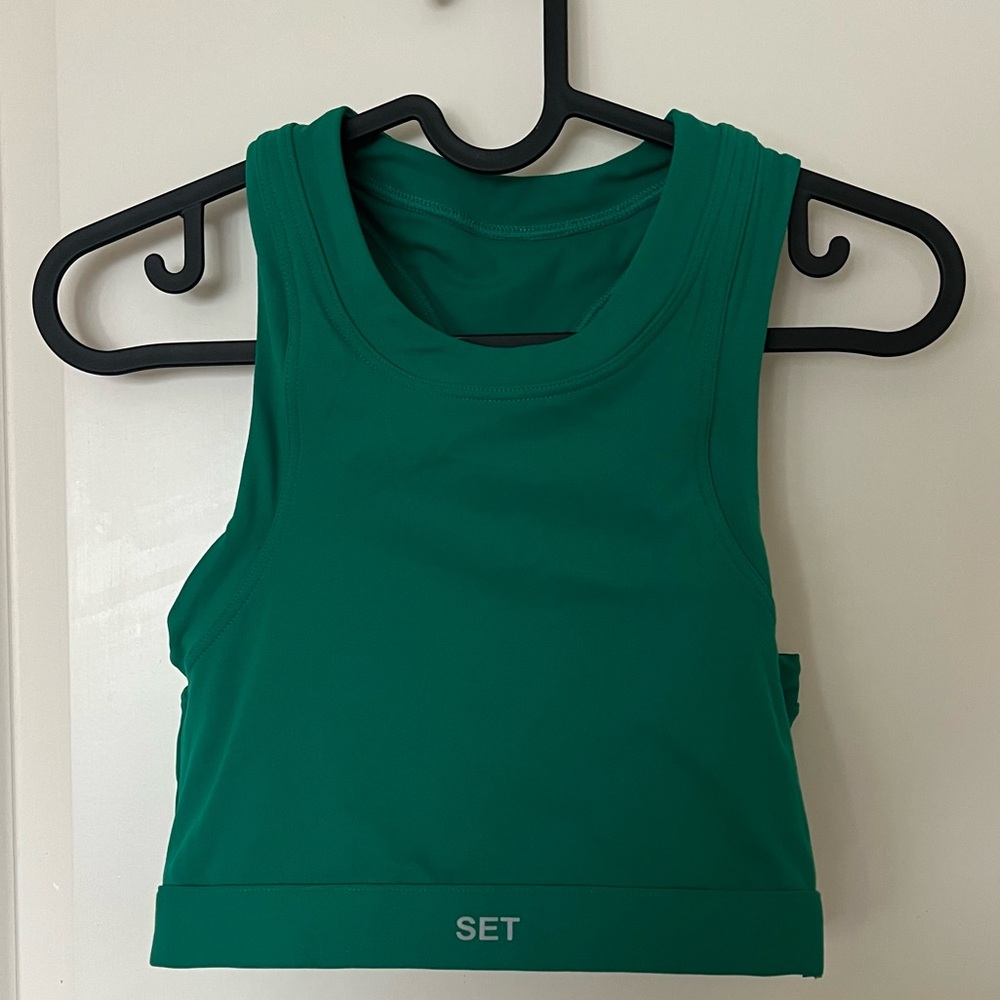 SET Active Green Sportbody Sports Bra